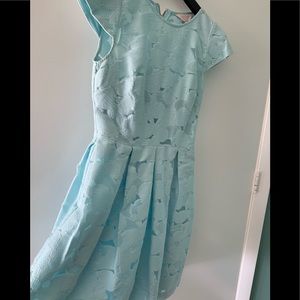 Ted Baker London Light Blue Textured Dress